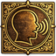 Talking-head narration icon
